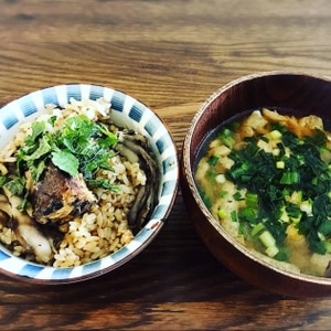 いわし缶で☆いわしの炊き込みご飯